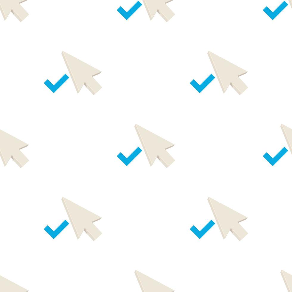 Positive pointer pattern seamless vector