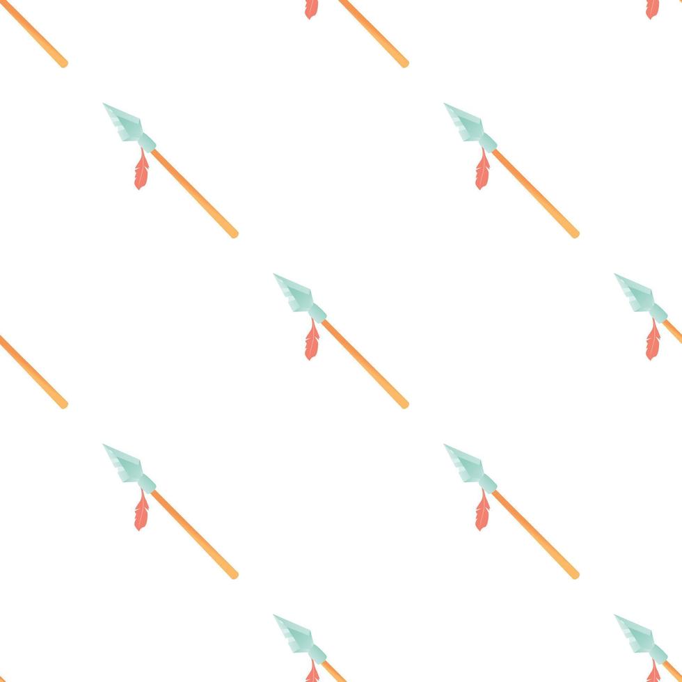 Big spear pattern seamless vector