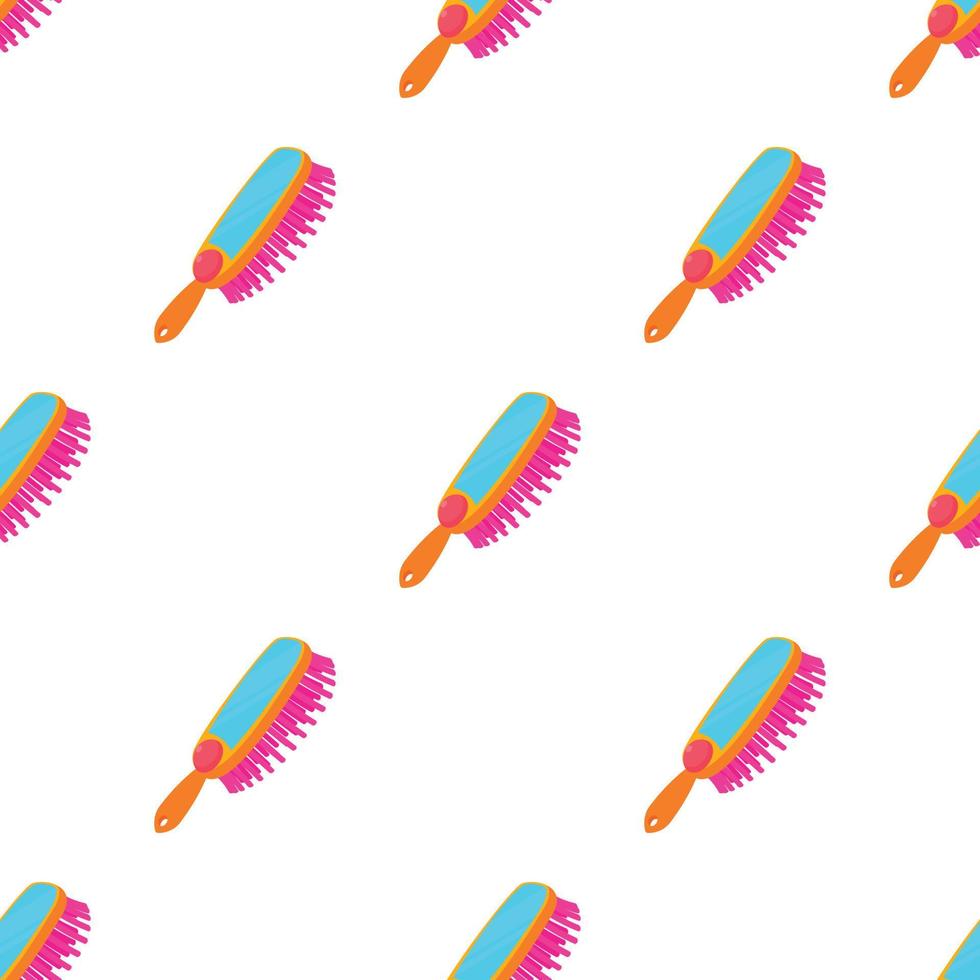 Pink comb brush pattern seamless vector