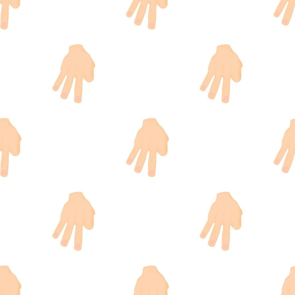 Three fingers pattern seamless vector