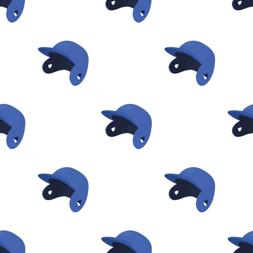 Baseball cap pattern seamless vector