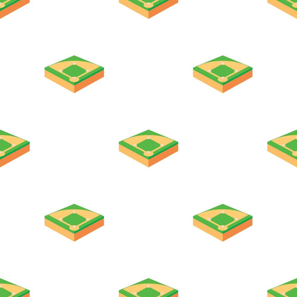 Baseball field pattern seamless vector