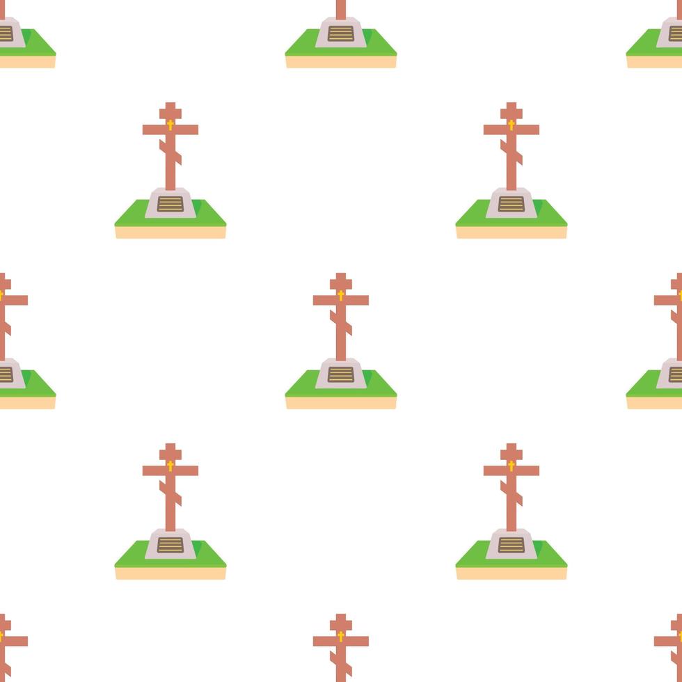 Christian grave pattern seamless vector