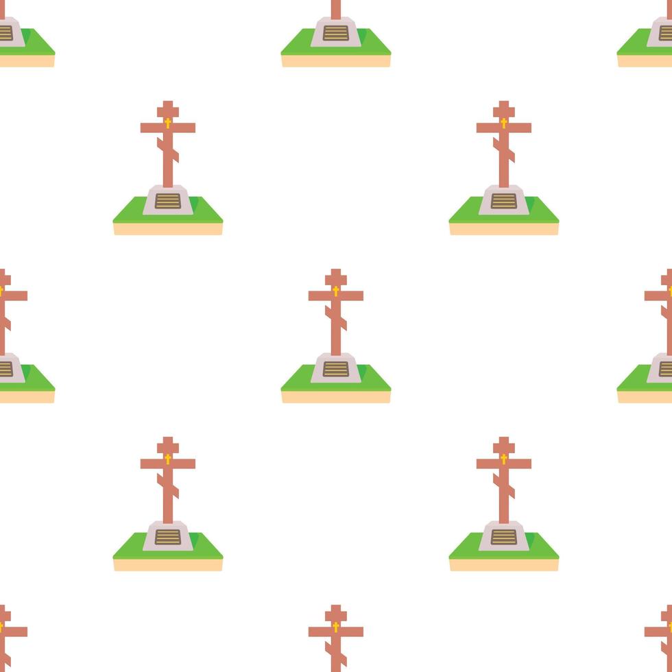 Christian grave pattern seamless vector