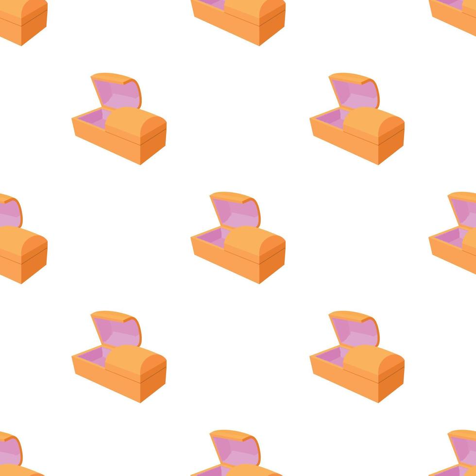 Opened coffin pattern seamless vector