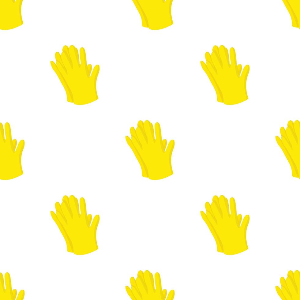 Garden gloves pattern seamless vector