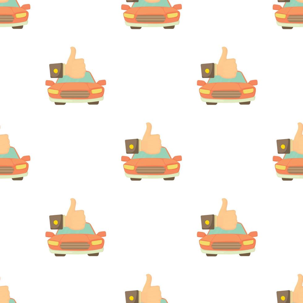 Good car pattern seamless vector