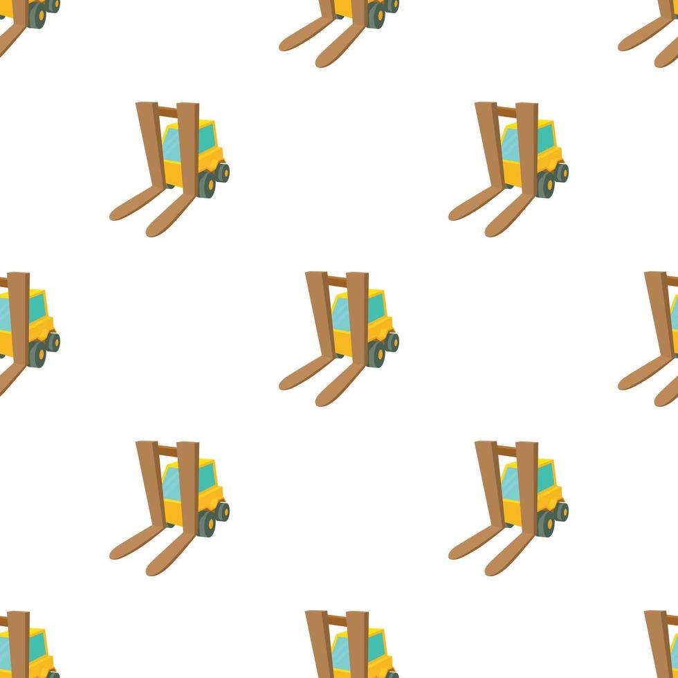 Forklift pattern seamless vector