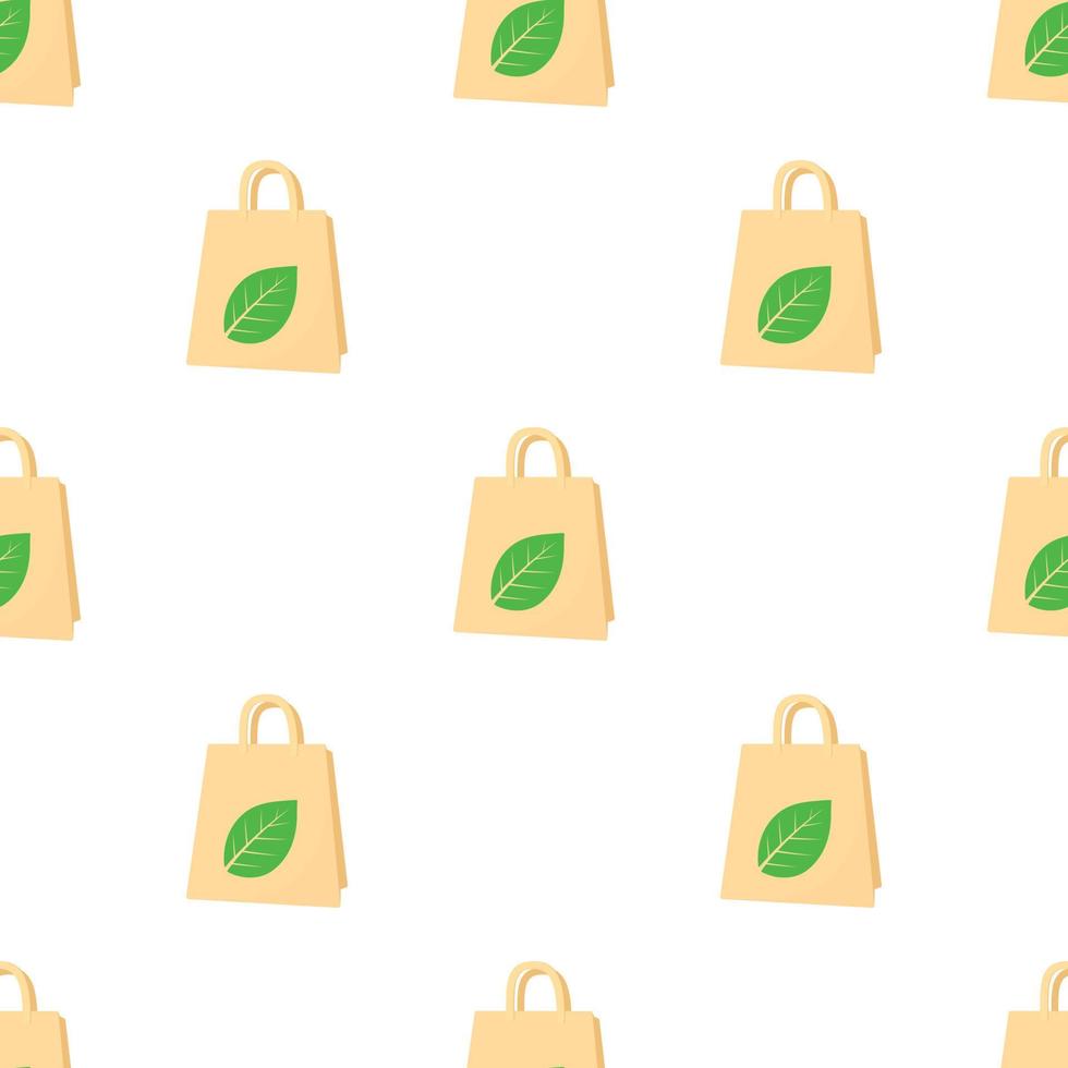 Eco package pattern seamless vector