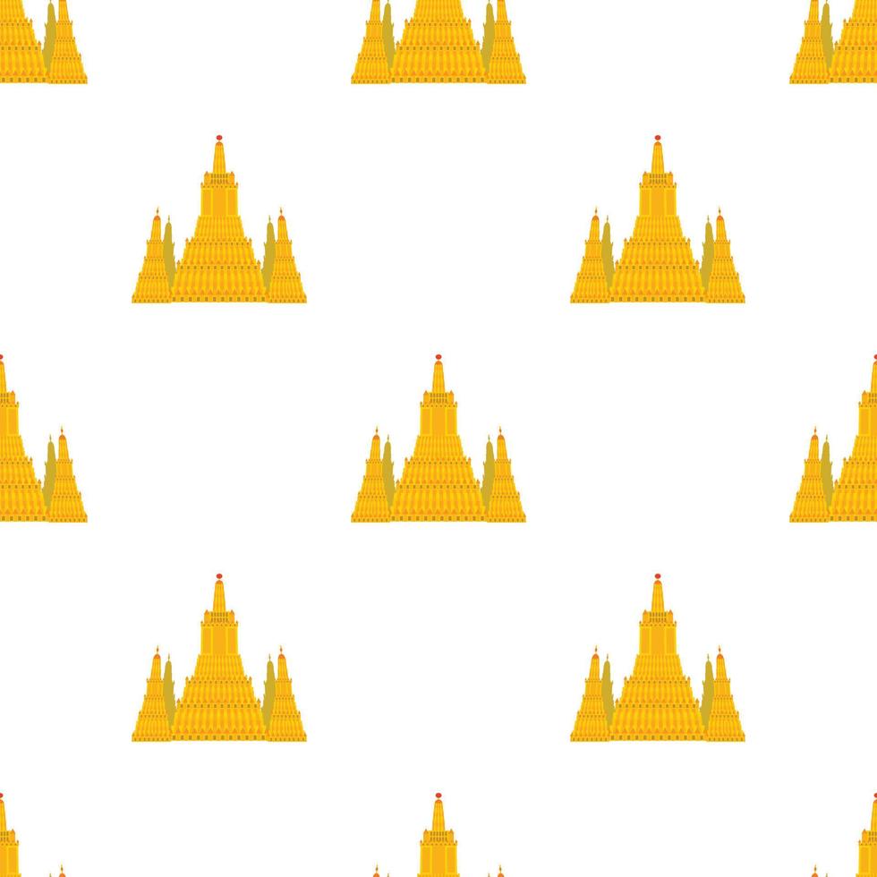 Virupaksha temple pattern seamless vector