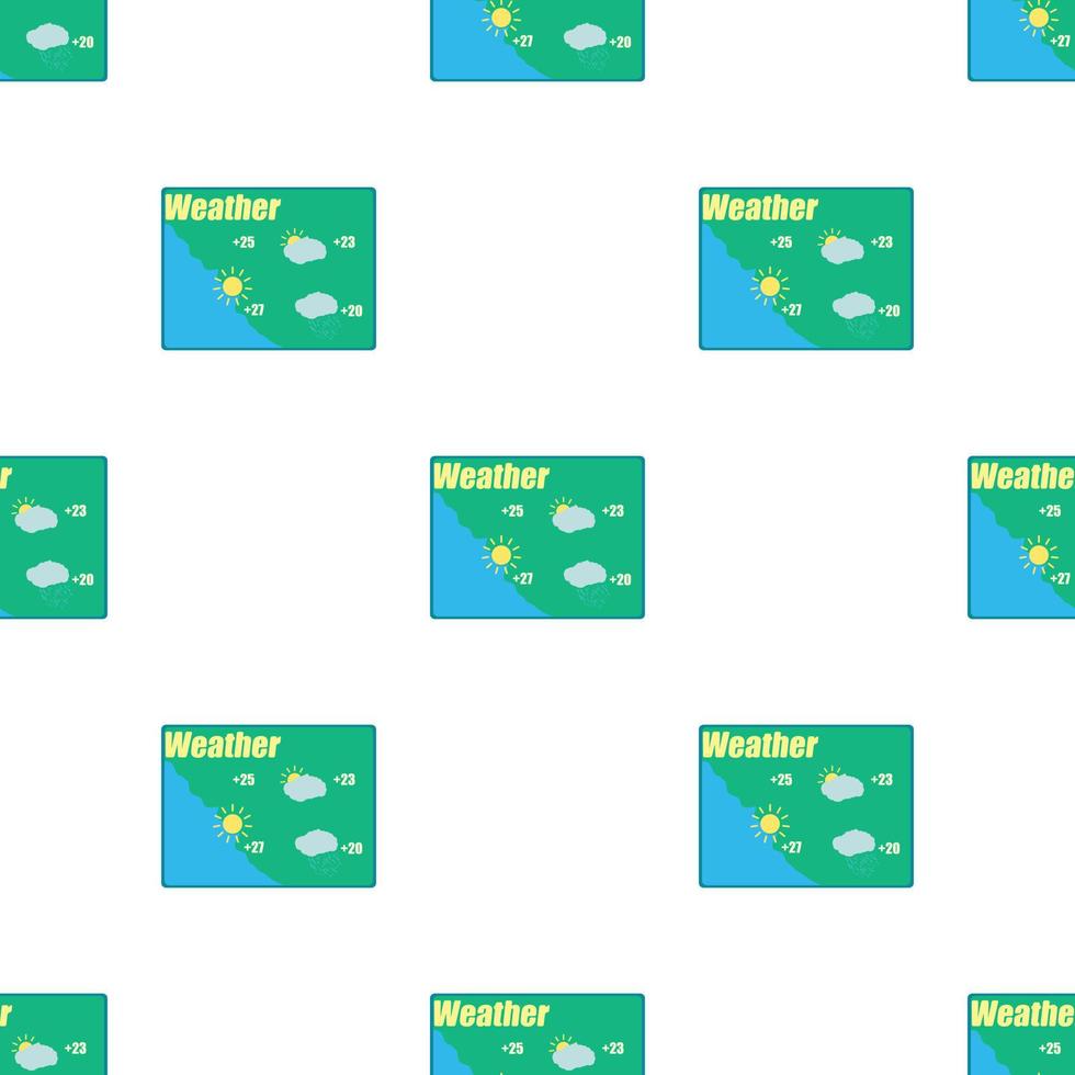 Weather forecast pattern seamless vector