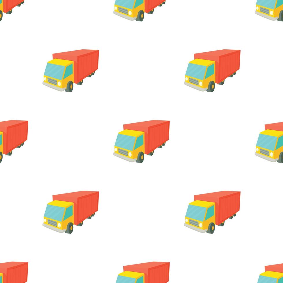 Truck pattern seamless vector