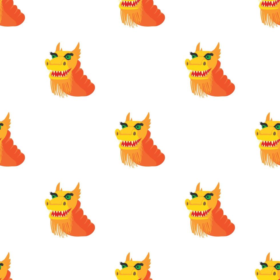Chinese dragon pattern seamless vector