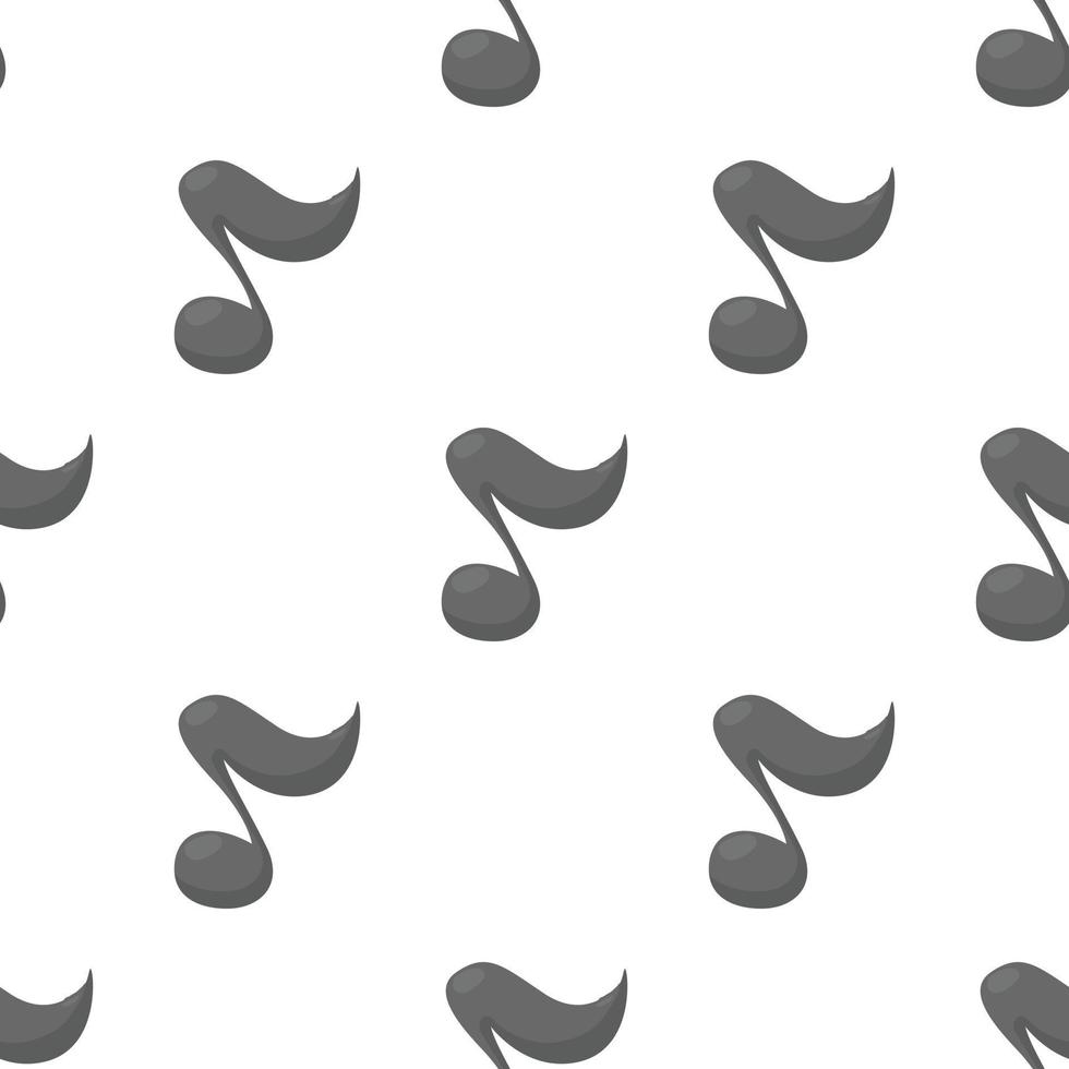 Music note pattern seamless vector