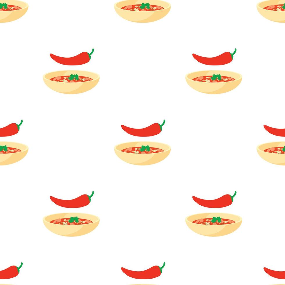 Chilli pattern seamless vector