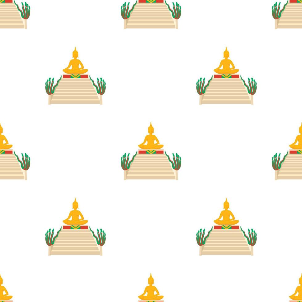 Budda pattern seamless vector