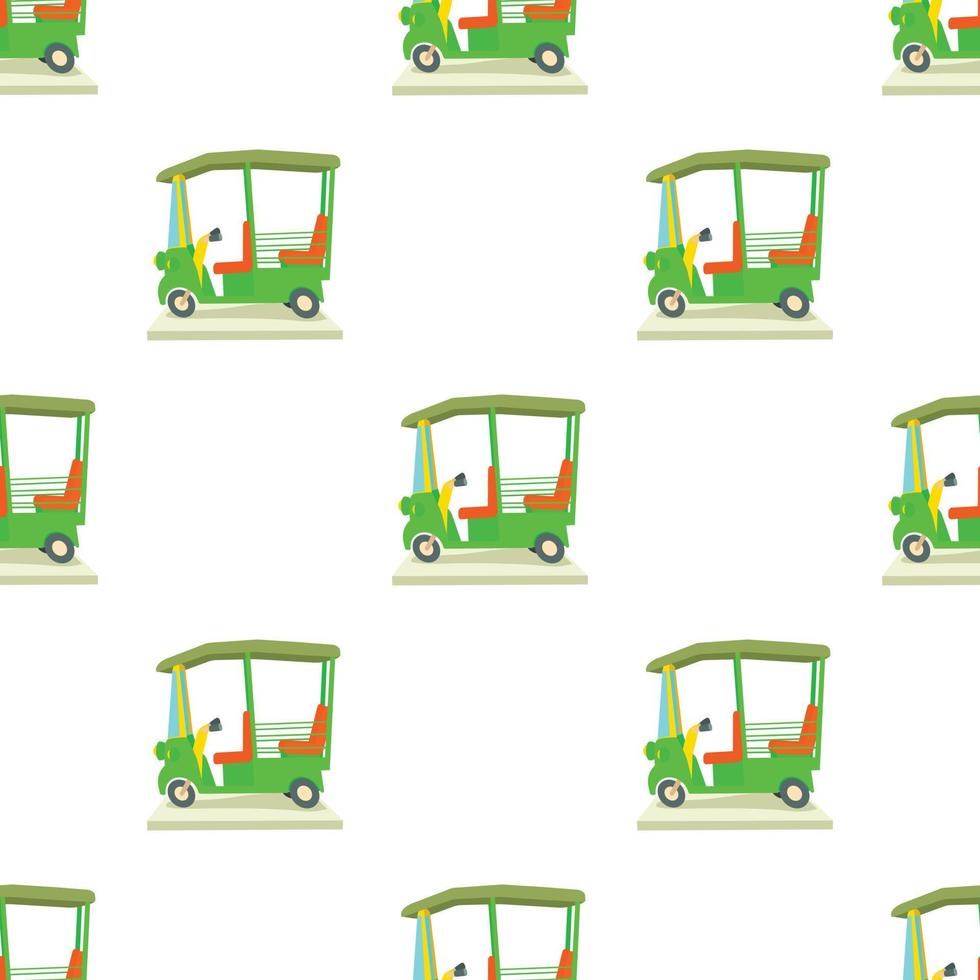 Asian taxi pattern seamless vector