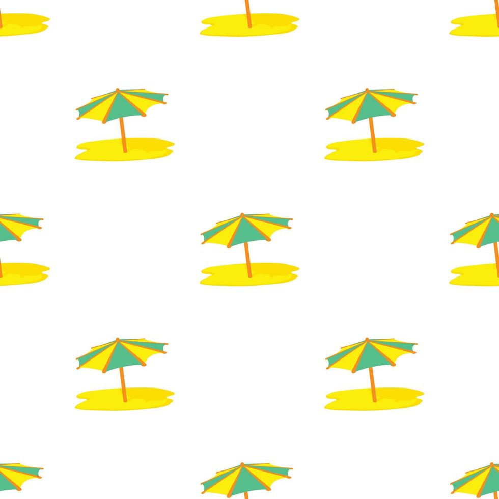 Sun umbrella pattern seamless vector