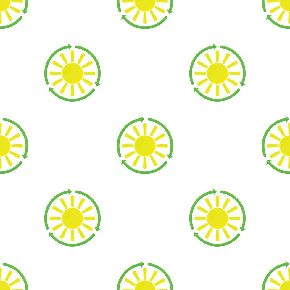 Sun pattern seamless vector