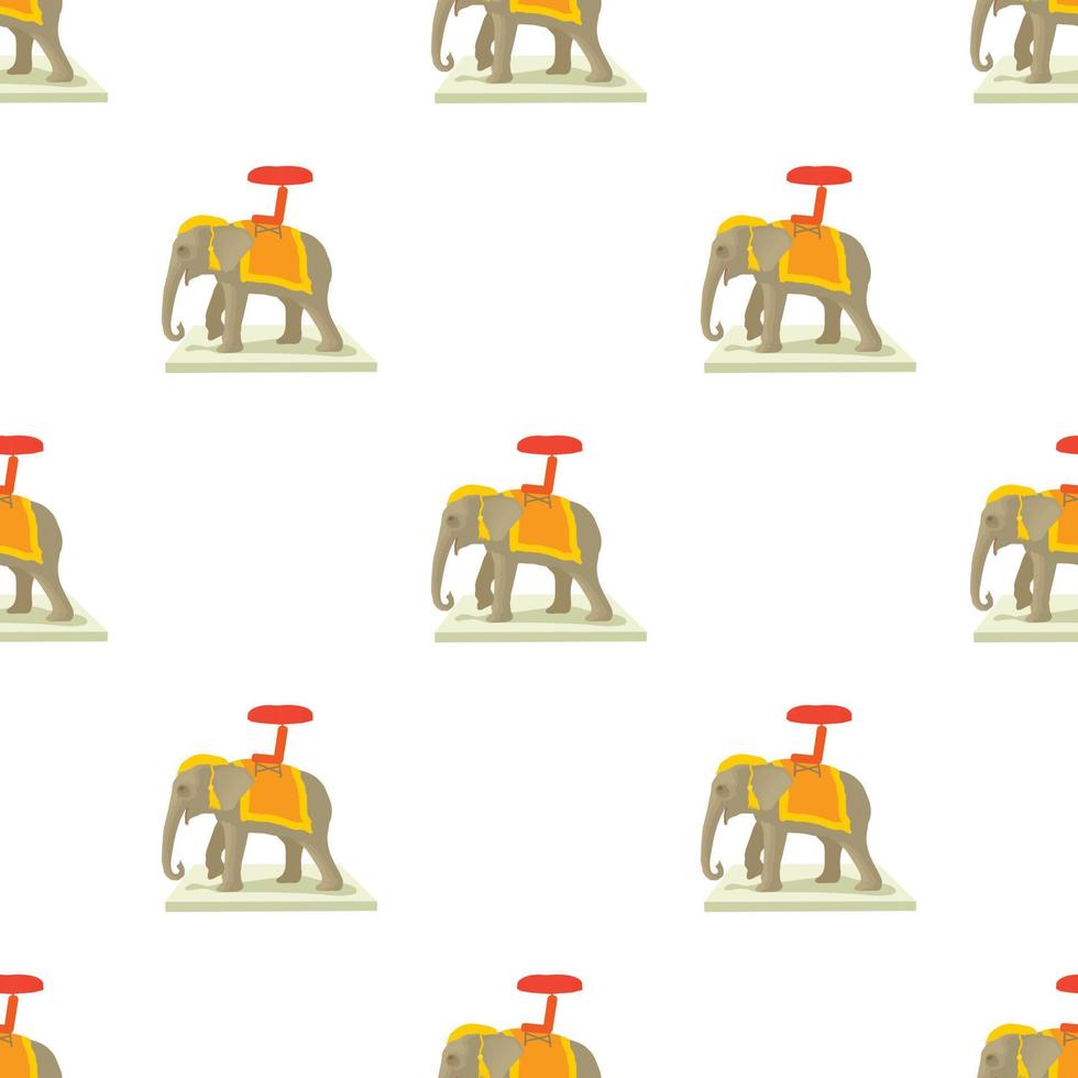 Elephant pattern seamless vector