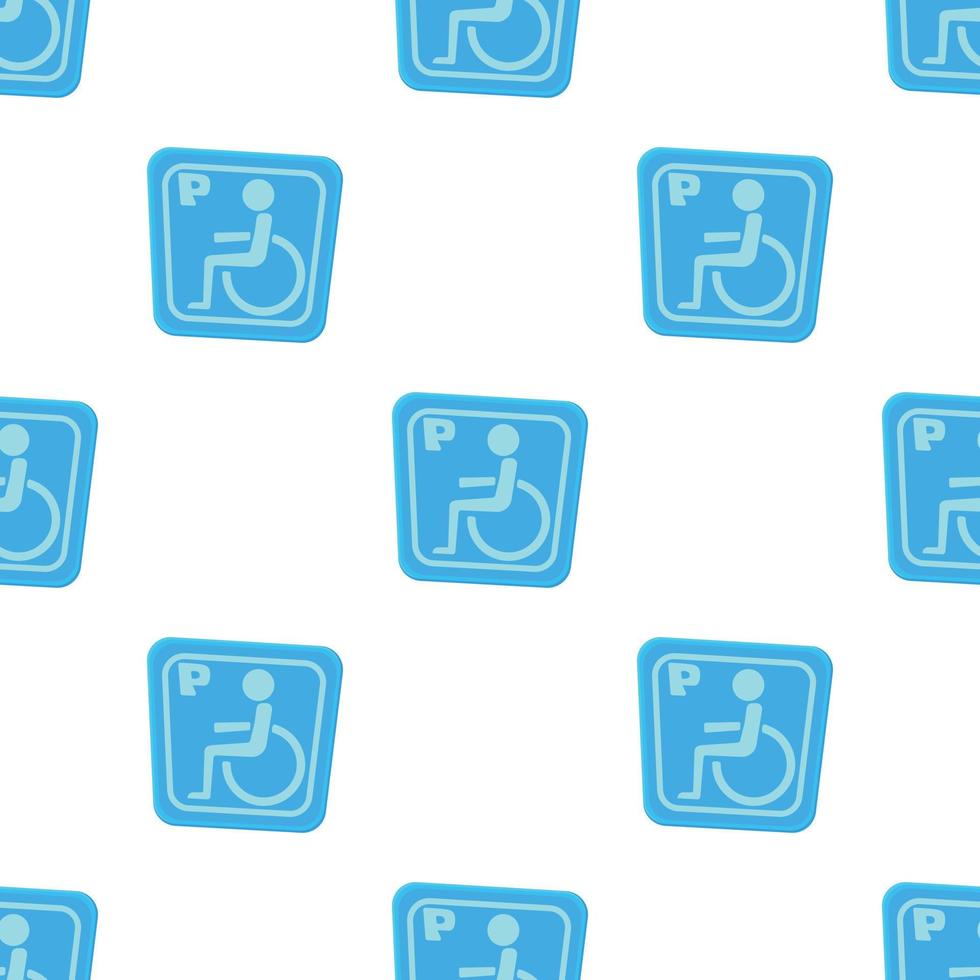 Invalid parking pattern seamless vector