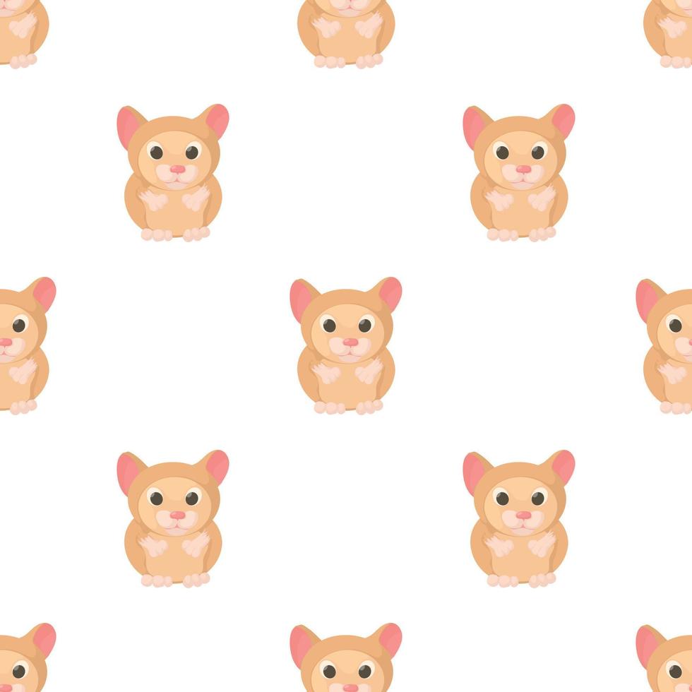 Hamster pattern seamless vector