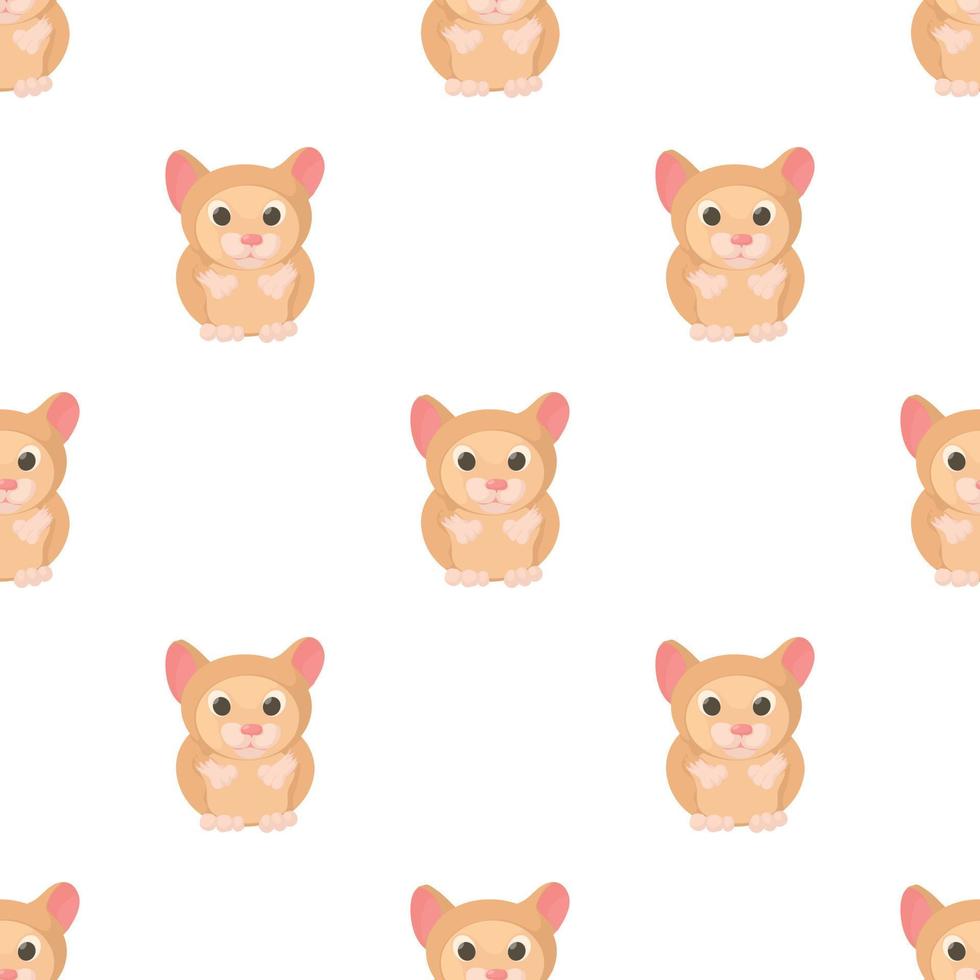 Hamster pattern seamless vector