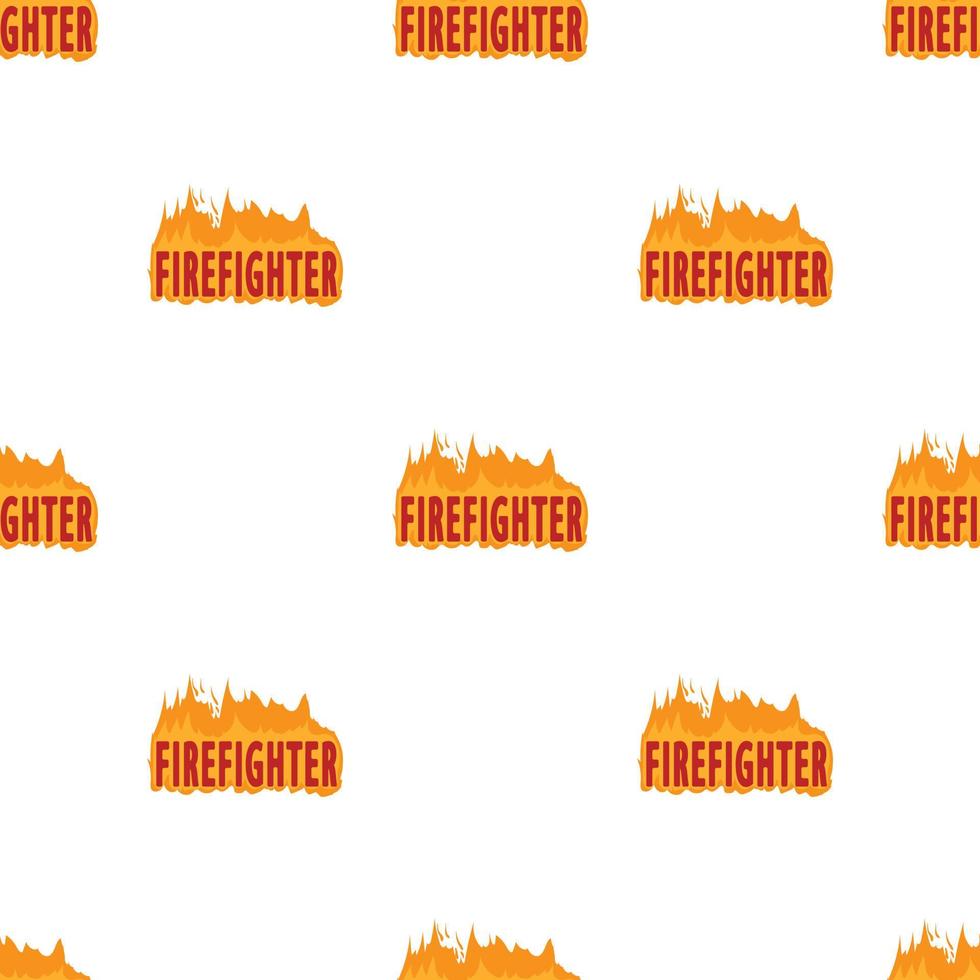 Fire logo, cartoon style vector