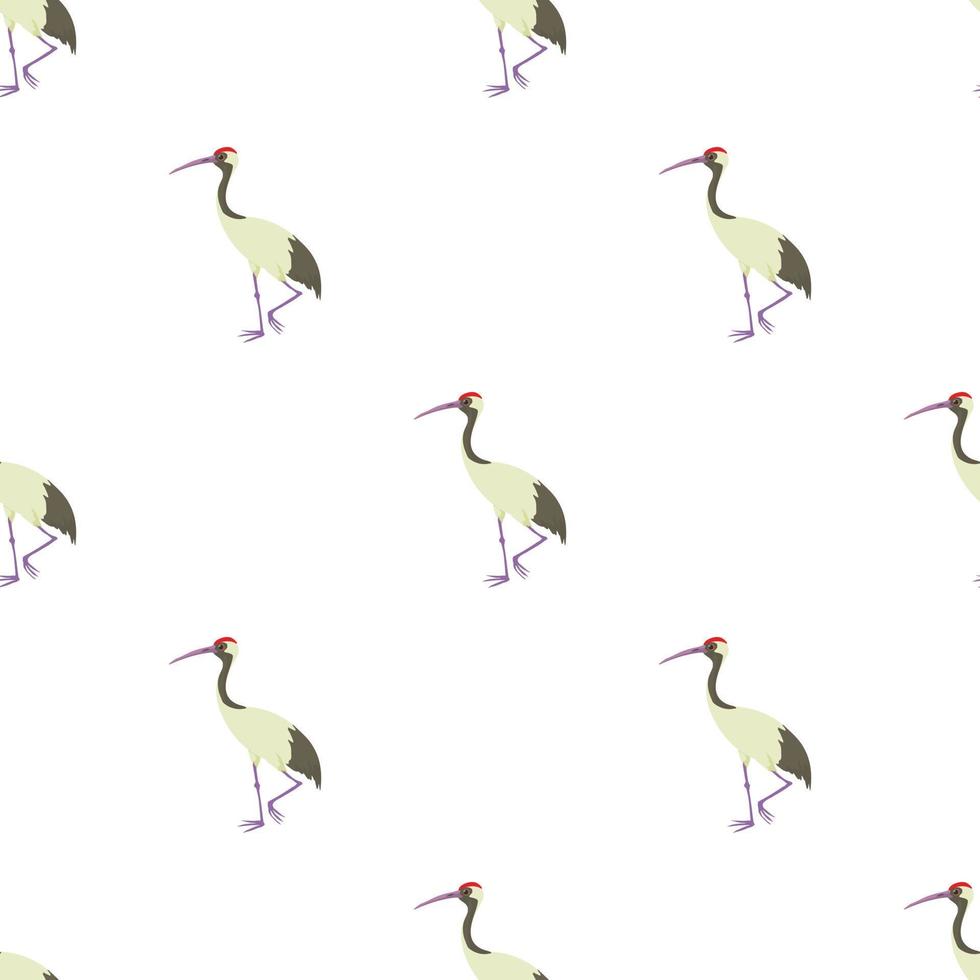 Chinese crane pattern seamless vector