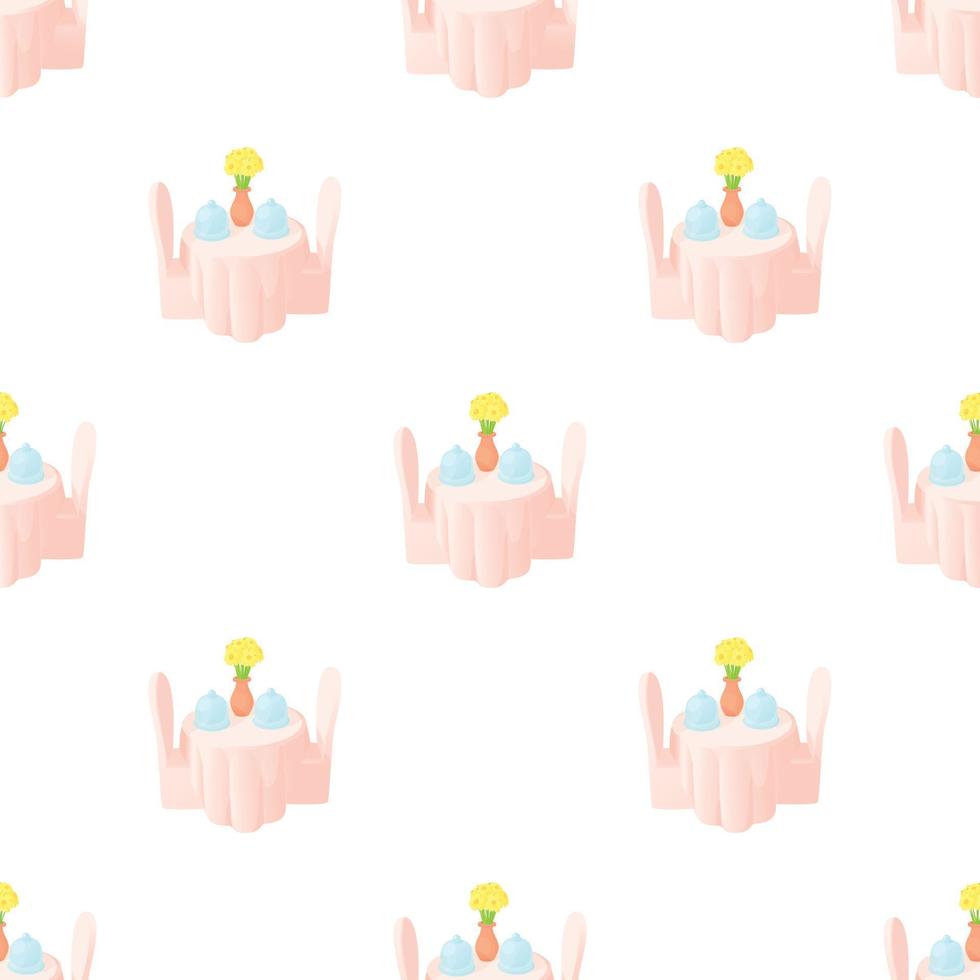 Restaurant pattern seamless vector