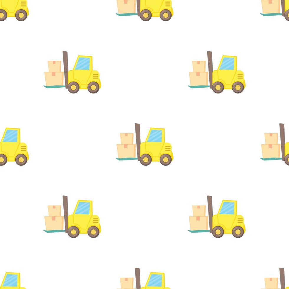 Forklift pattern seamless vector