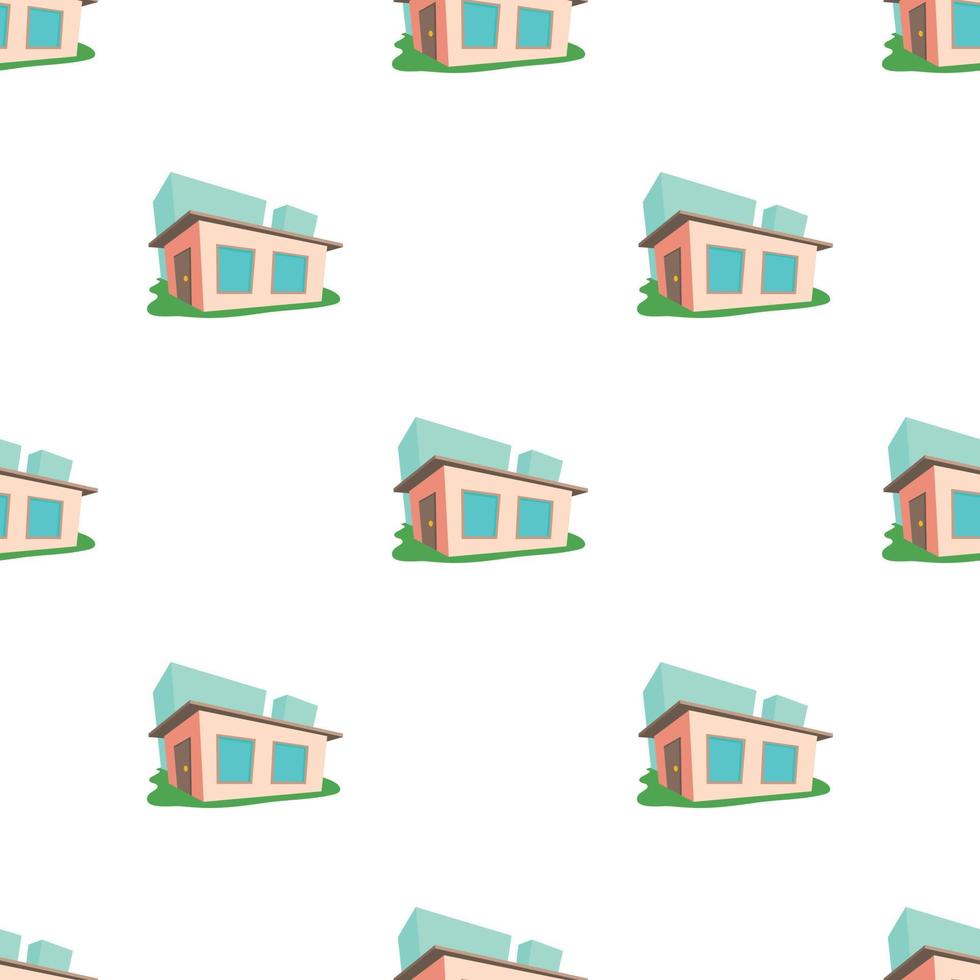 Small house, pattern seamless vector