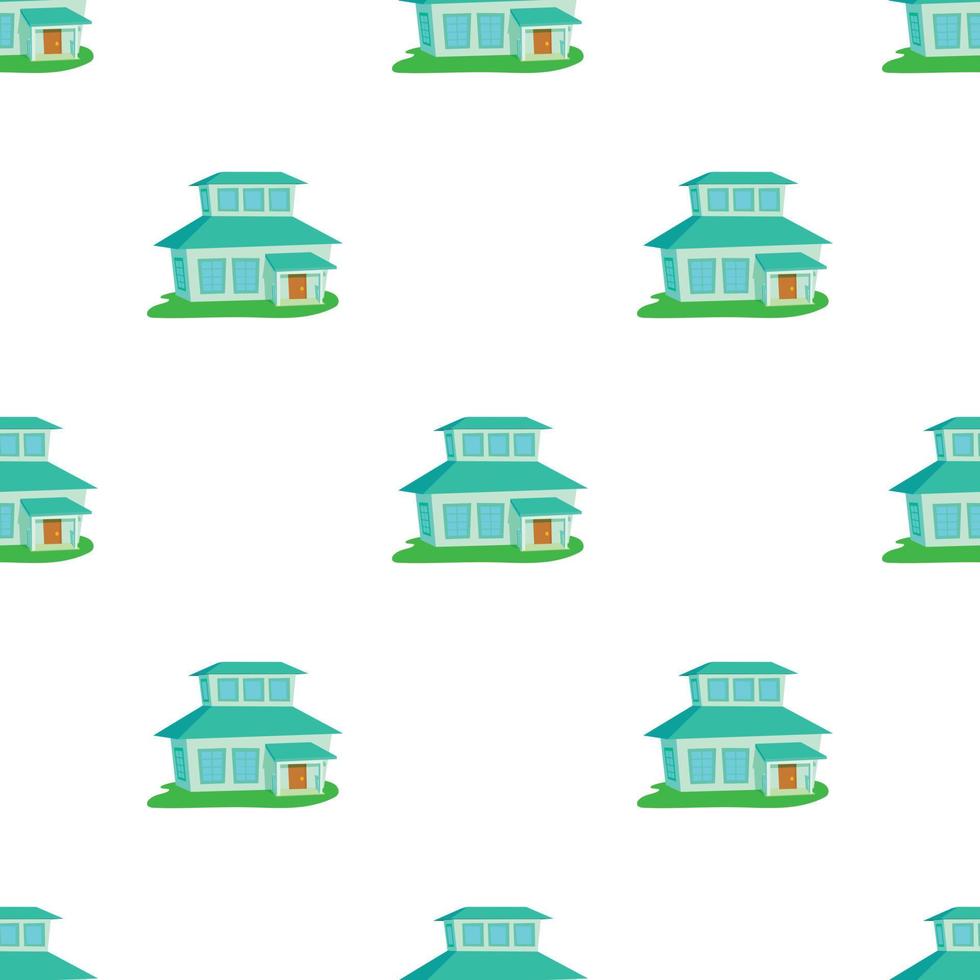 Big house pattern seamless vector