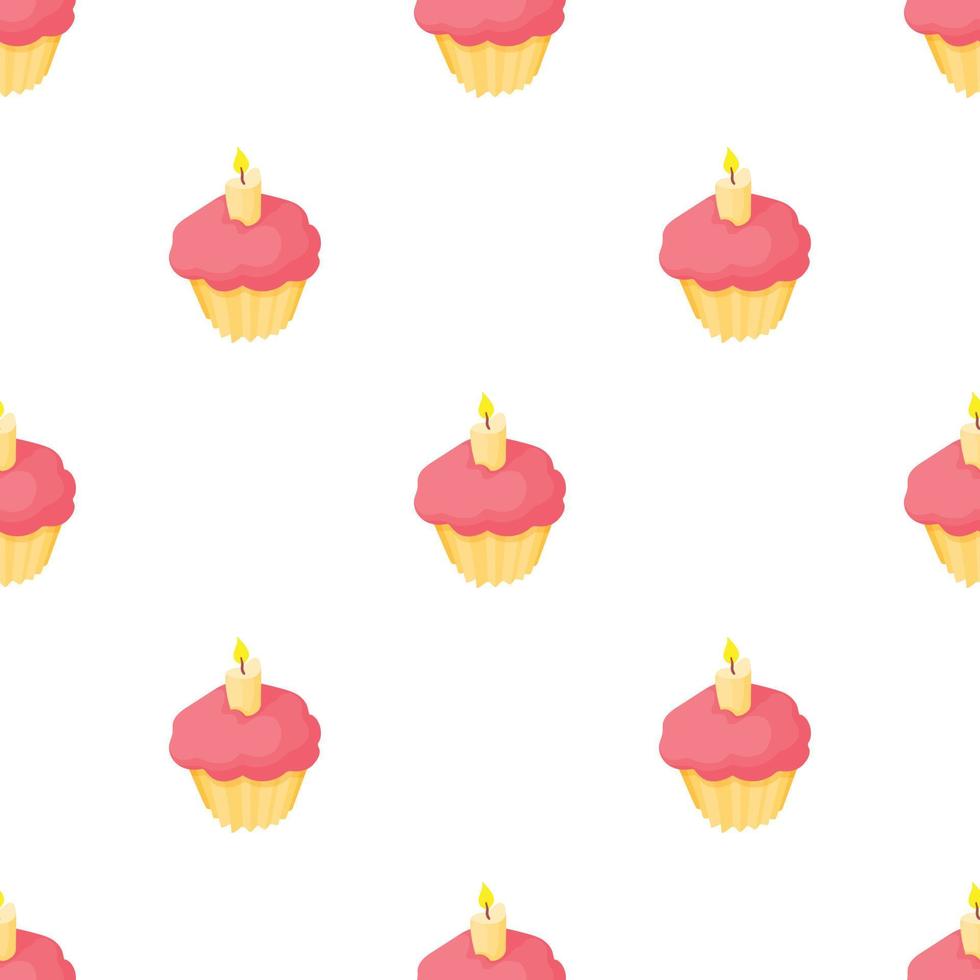 Muffin pattern seamless vector