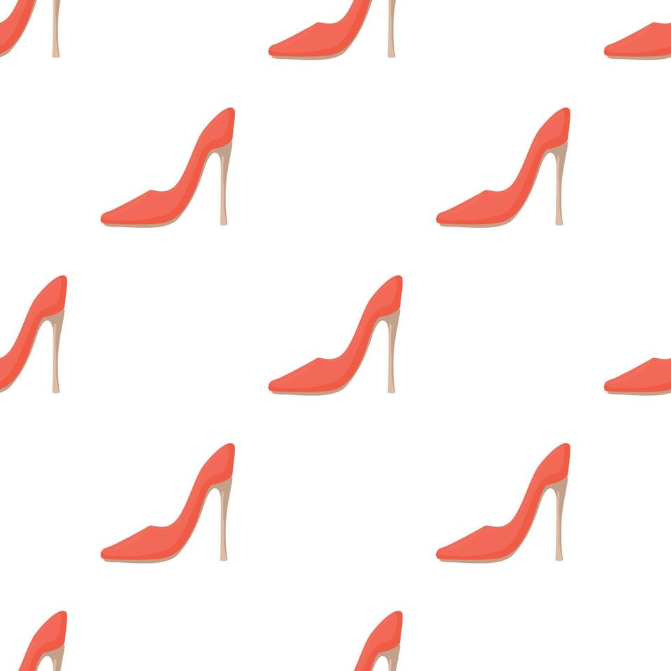 Shoe pattern seamless vector