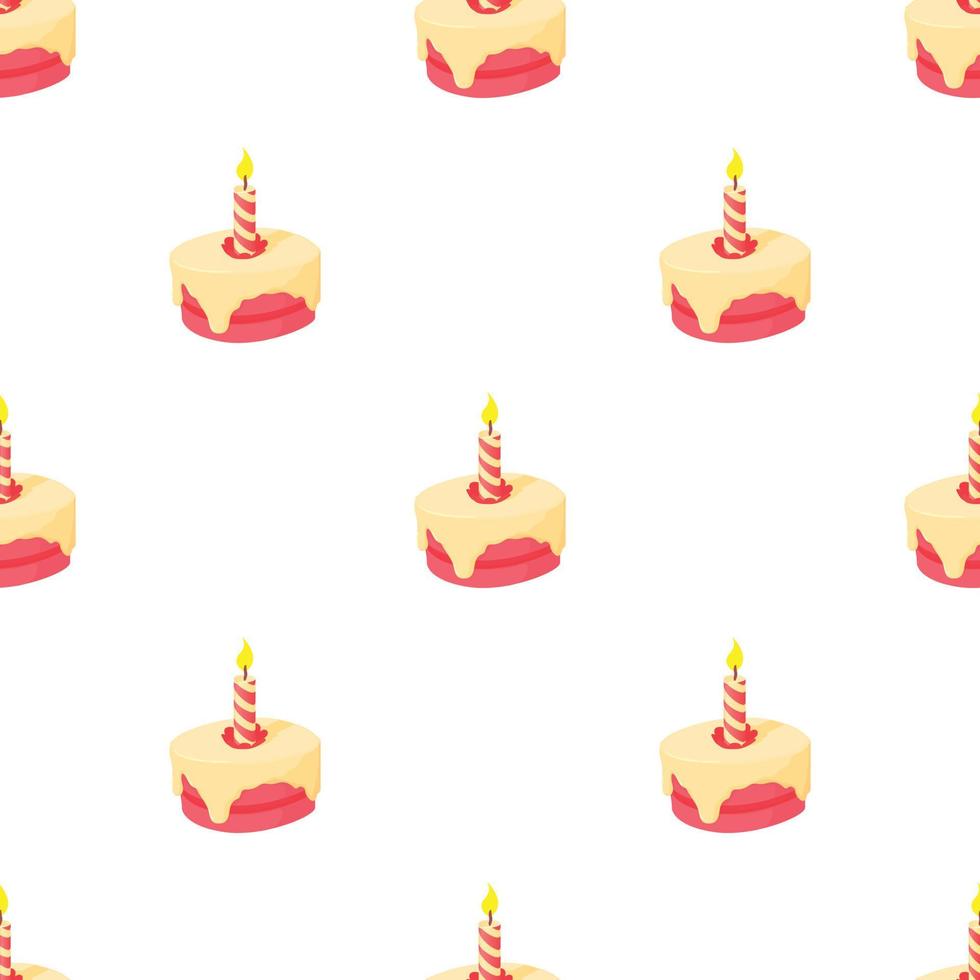 Cake pattern seamless vector