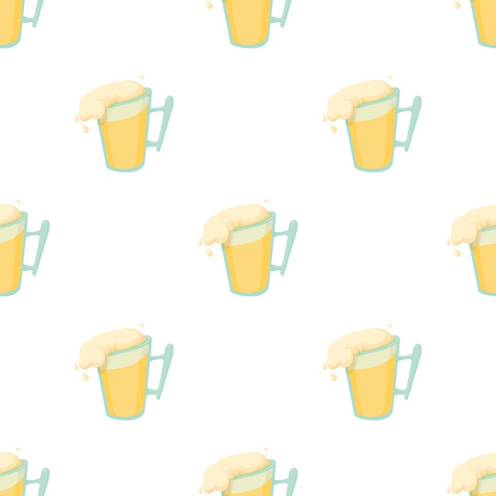 Beer pattern seamless vector