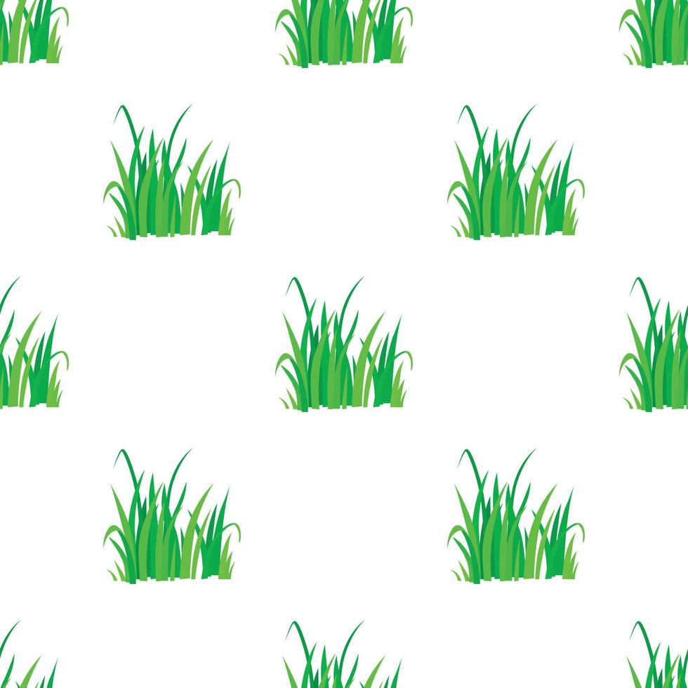 Grass pattern seamless vector