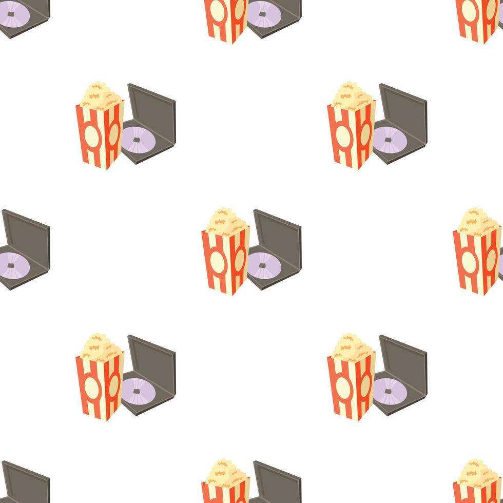 Big popcorn pattern seamless vector