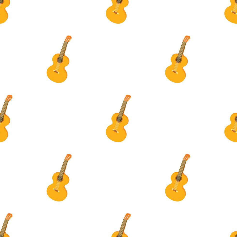 Guitar pattern seamless vector