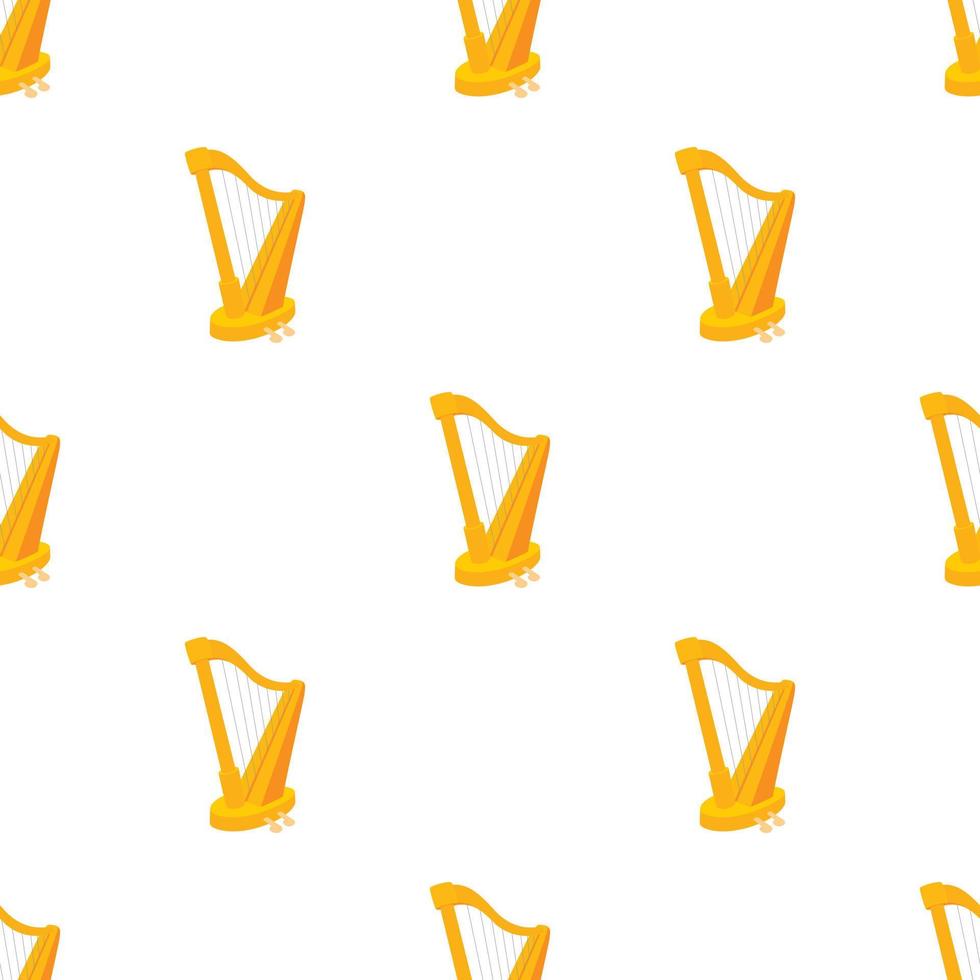 Harp pattern seamless vector