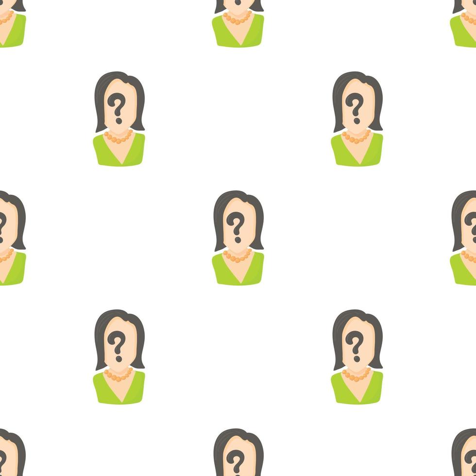 Question pattern seamless vector