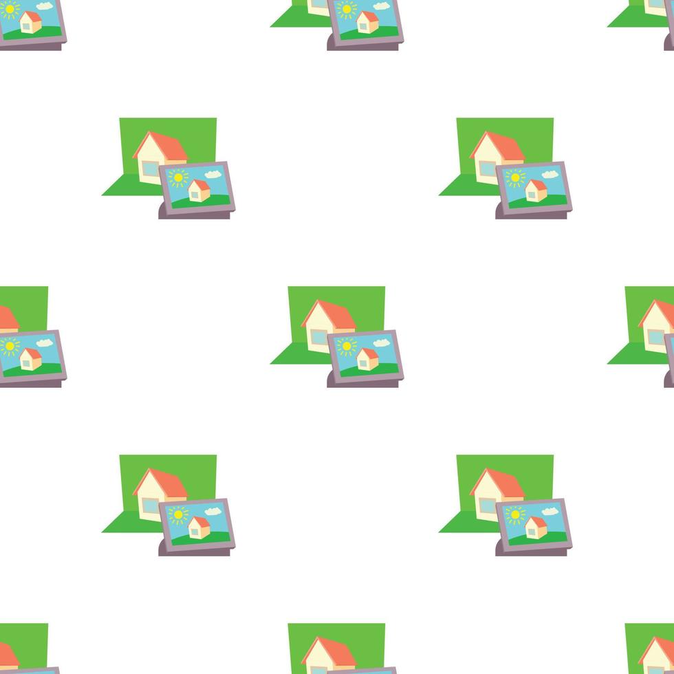 Film frame pattern seamless vector