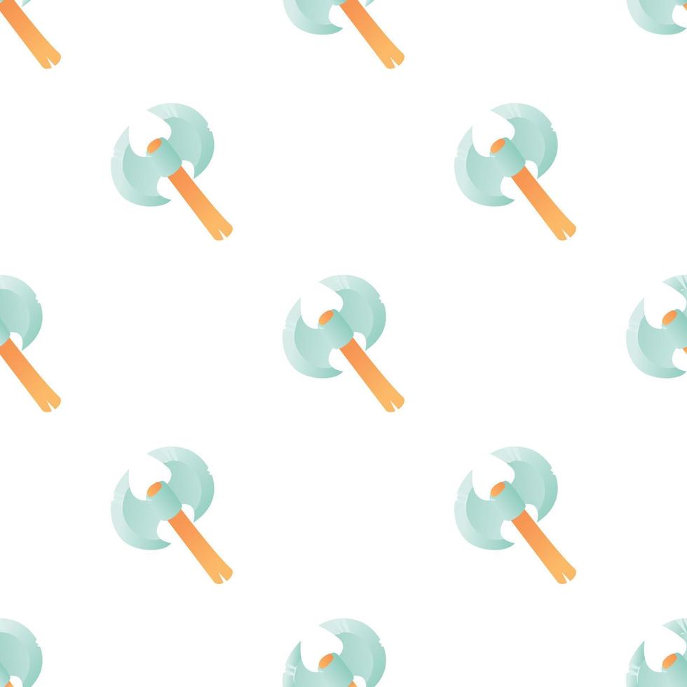 Poleaxe pattern seamless vector