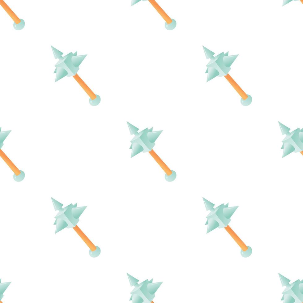 Mace pattern seamless vector