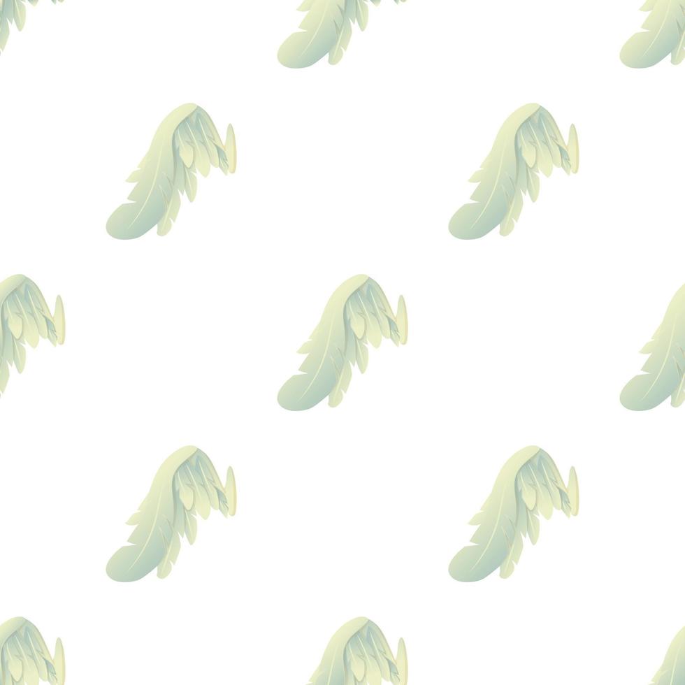 Angelic wing pattern seamless vector