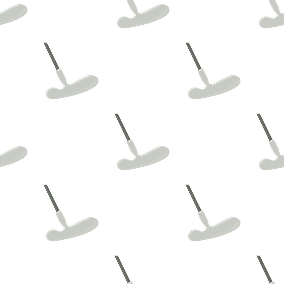 Long golf stick pattern seamless vector