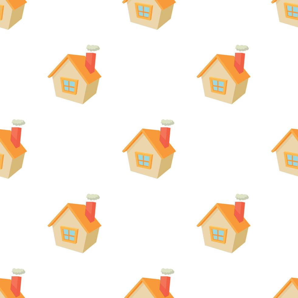 House pattern seamless vector