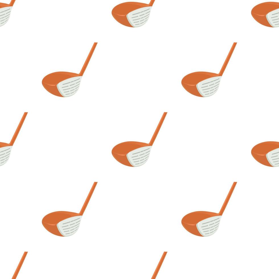 Golf stick pattern seamless vector