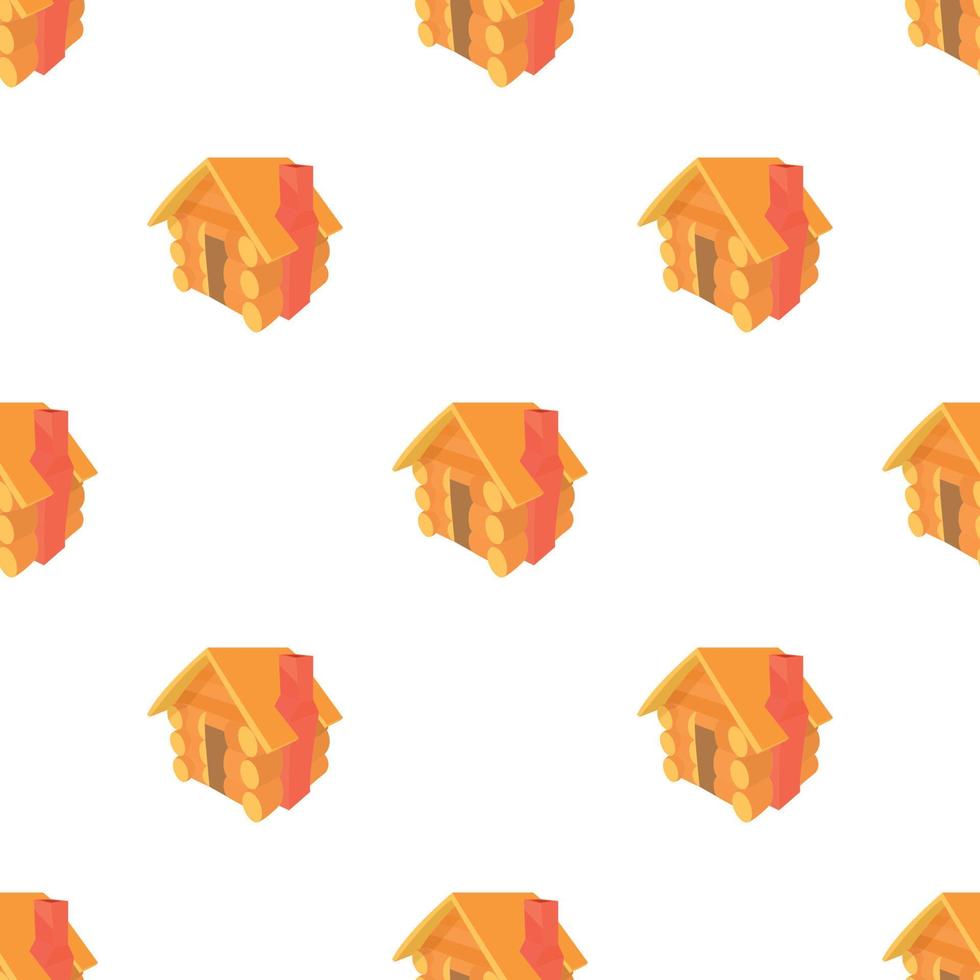 Small hut pattern seamless vector